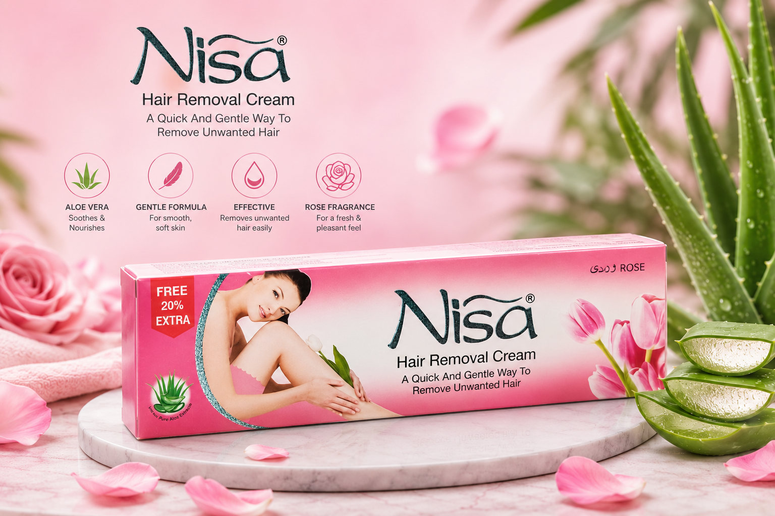 nisa hair removal cream rose – smooth & gentle hair removal with aloe vera nisa hair removal cream rose – smooth & gentle hair removal with aloe vera