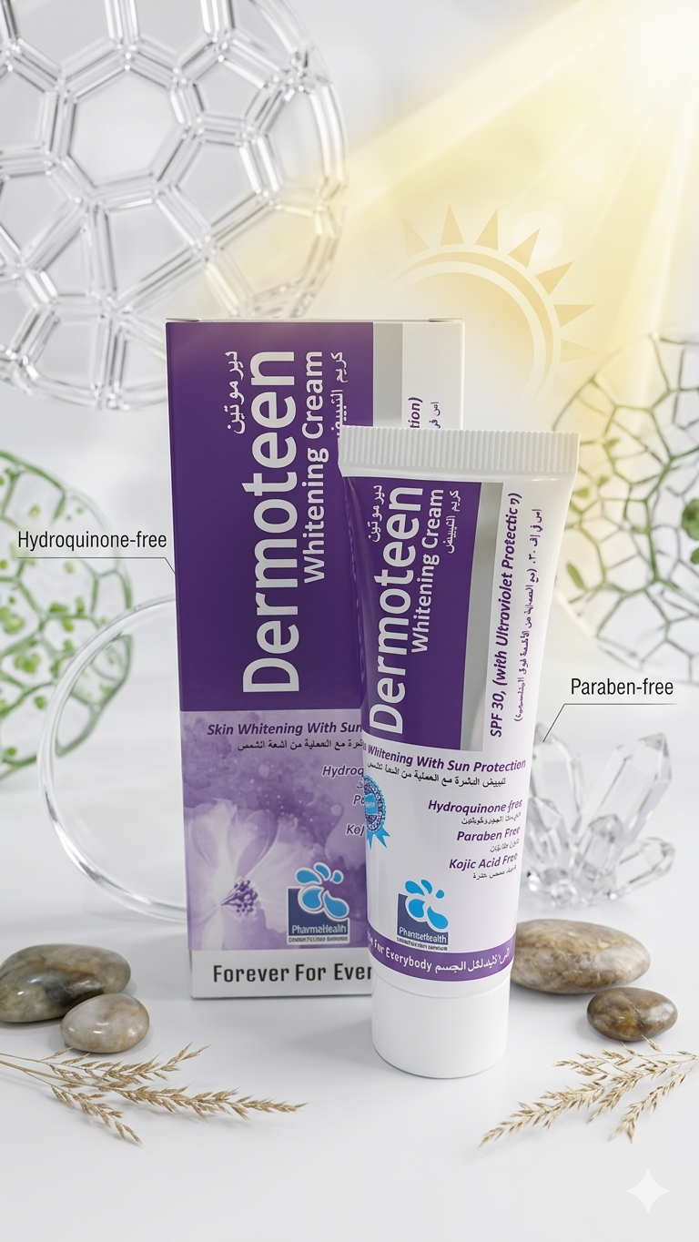 dermoteen whitening cream spf 30 – brightening care with sun protection dermoteen whitening cream spf 30 – brightening care with sun protection