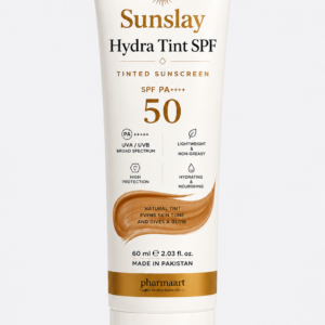 sunslay hydra tint spf 50 pa++++ – hydrating tinted sunscreen with broad spectrum uva/uvb protection